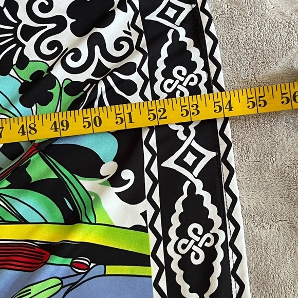 B. Darlin Vintage Y2K Strappy Tropical Floral Long Summer Maxi Dress Size Small - Picture 11 of 11